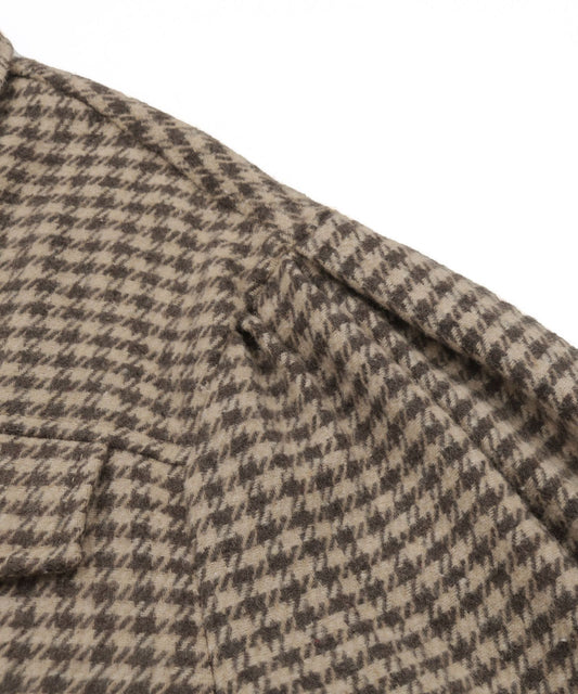 Casual Jacket Autumn Plaid Short Jacket Long Sleeved Retro Lapels Top - Iyanka