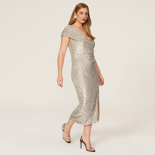 Women Clothing Party Sequined Sexy Dress - Iyanka