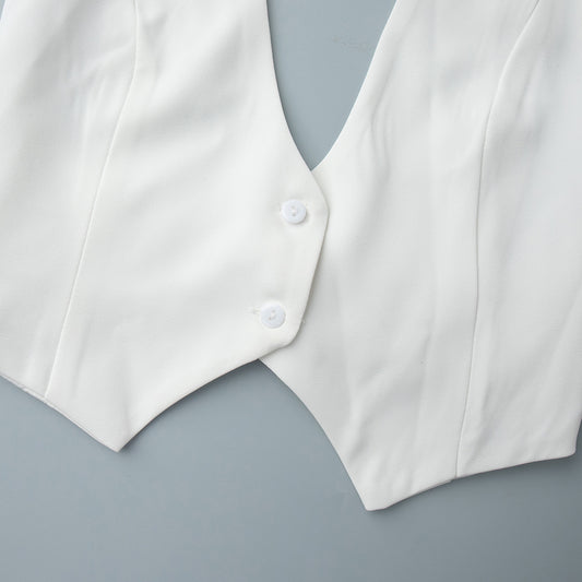 Short Halterneck Vest Spring Summer Sexy Sexy Backless Underwaist Women - Iyanka