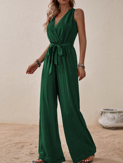Sleeveless Jumpsuit Arrival High Waist with Straps Sleeveless Jumpsuit Casual - Iyanka
