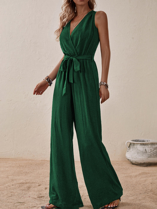 Sleeveless Jumpsuit Arrival High Waist with Straps Sleeveless Jumpsuit Casual - Iyanka