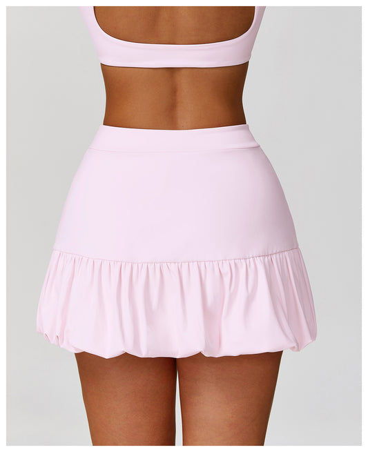 Faux Two Piece Skirts Quick Drying Breathable Safety Tennis Skirt Casual Fitness Running Exercise Skirt - Iyanka