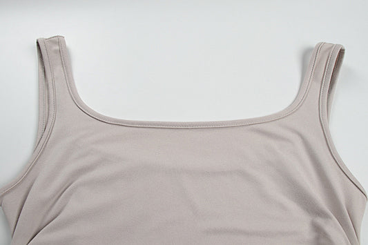 Women Clothing Summer Sexy Slim Strap Backless Sheath Dress