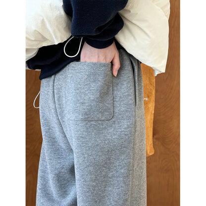 Color Braid Drawstring Sweatpants Women Autumn Winter Elastic Waist Track Pants Ankle Banded Pants Tide - Iyanka