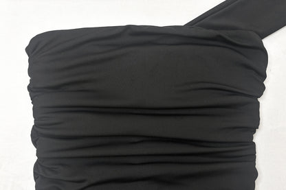 Summer Popular off Shoulder Women Hip Dress Women's Pleated Slim Fit Dress