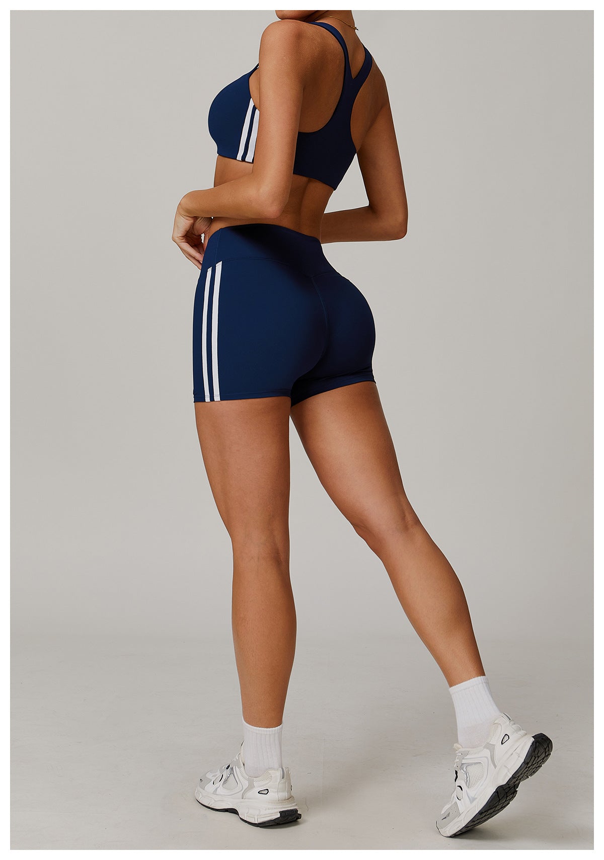 Nude Feel High Waist Yoga Shorts Peach Skinny Hip Raise Shorts Women Outer Wear Exercise Workout Pants - Iyanka