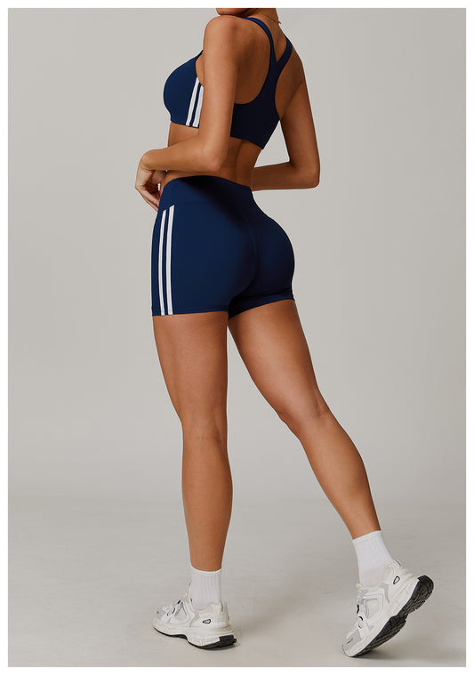 Nude Feel High Waist Yoga Shorts Peach Skinny Hip Raise Shorts Women Outer Wear Exercise Workout Pants - Iyanka
