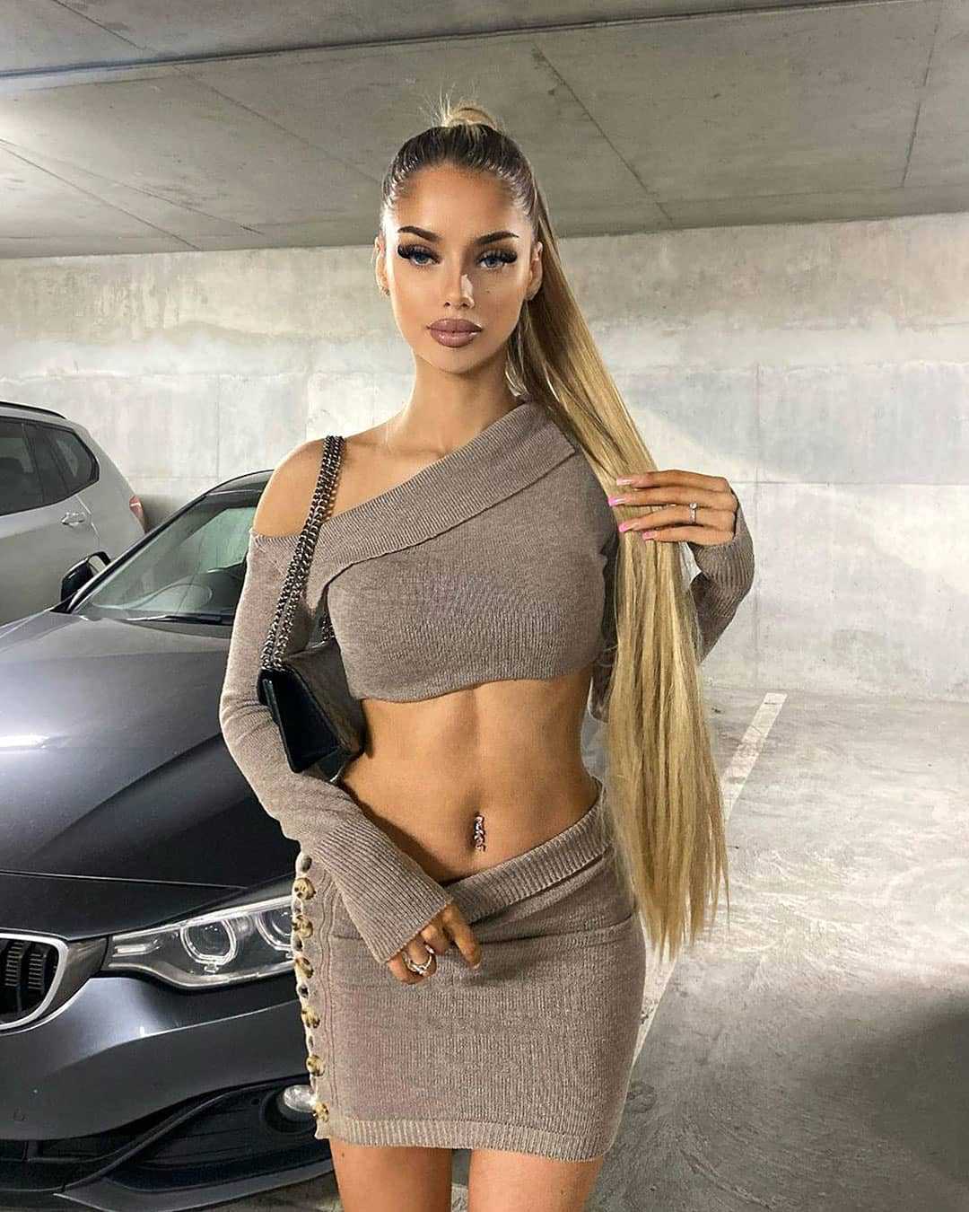 Women Shirt Hip Skirt Two Piece Sets Women - Iyanka