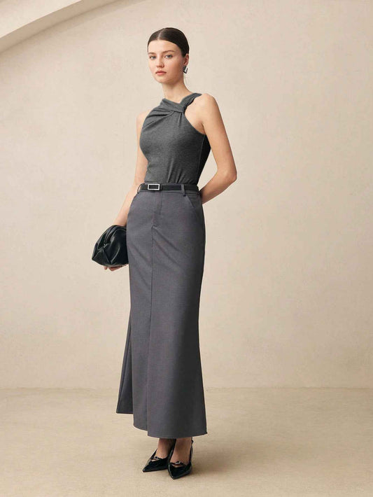 Women’s Summer Slim Fit Sleeveless Elegant Office Tank Top