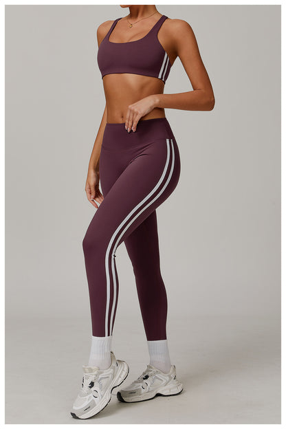 Nude Feel Yoga Trousers Slimming Quick Drying Cycling Fitness Pants Running Sports Tight Trousers Women - Iyanka