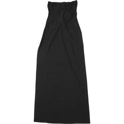Women Clothing Spring Summer Solid Color Sexy Backless Tube Top Hollow Out Cutout Slim Sheath Dress