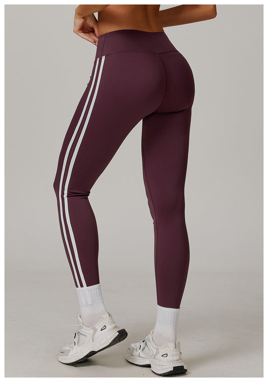 Nude Feel Yoga Trousers Slimming Quick Drying Cycling Fitness Pants Running Sports Tight Trousers Women - Iyanka