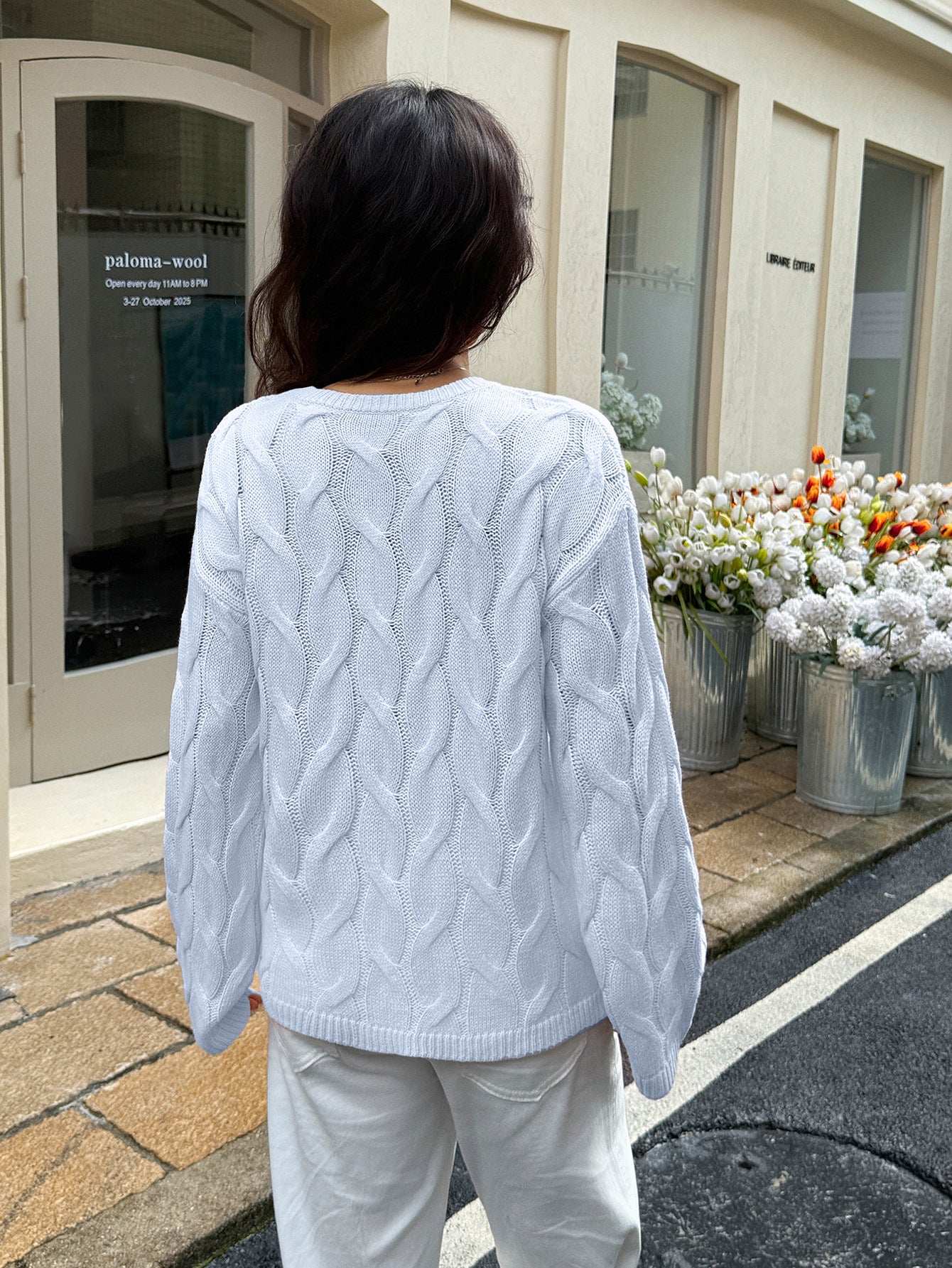 Women Casual Minimalist Long Sleeve Solid Color Vest Sweater - Iyanka