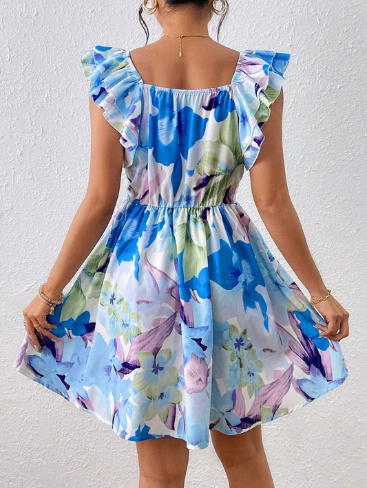 Gather Thin Cover Your Belly Beach Vacation Women Summer Dress Sexy Adult Lady like Woman Lightly Mature Texture High Grade