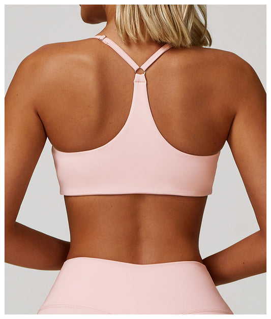 Brushed Yoga Bra Women Tight Beauty Back Fitness Yoga Clothes Running Exercise Sports Underwear - Iyanka