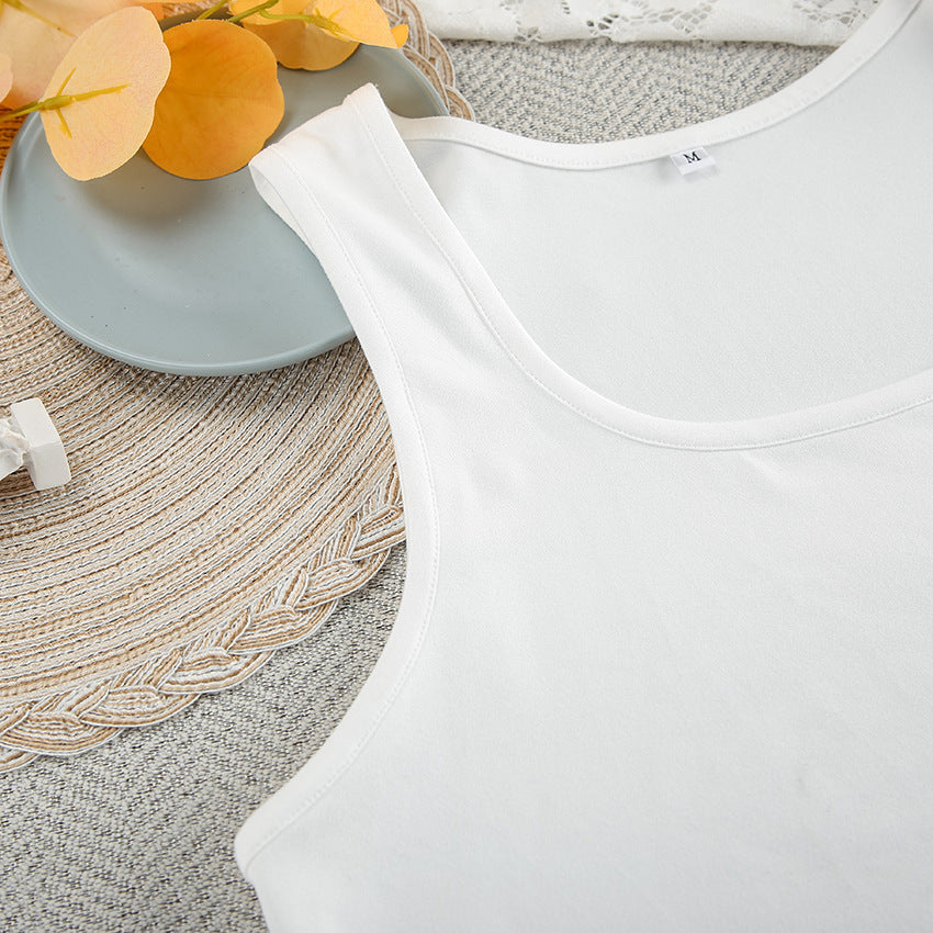 Spring Summer Home Wear Sleeveless Vest Pants Two Piece Set Knitted Emerized Pajamas for Women - Iyanka