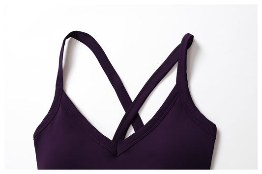 Sustainable Recycled Dress Anti Exposure Kink Design Cross Hollow Out Cutout out Beauty Back Tennis - Iyanka