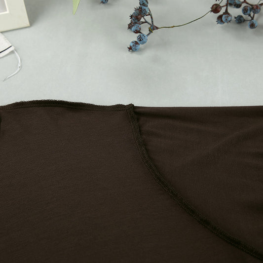 Summer Knitted Rayon Pajamas Set Comfortable Simple Can Be Worn outside Ladies Homewear - Iyanka