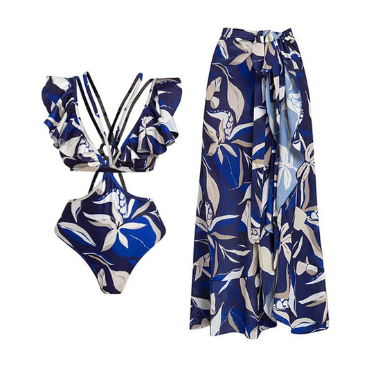 One-Piece Swimsuit Set
