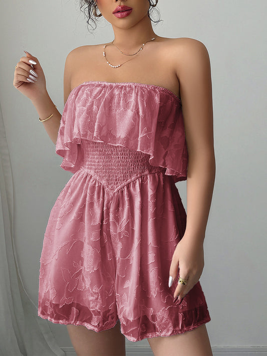 Elegant Wendy Life Slow Tube Top Jumpsuit Women Clothing Spring Summer - Iyanka