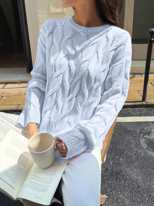 Women Casual Minimalist Long Sleeve Solid Color Vest Sweater - Iyanka