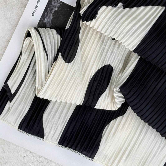 Loose Wide Leg Pants Summer High Waist Design Casual Printed Wide Leg Pants