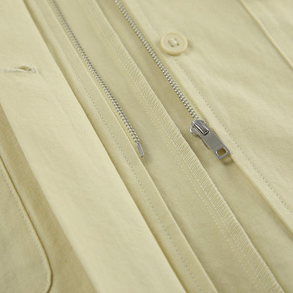 Retro Lapels Pure Cotton Contrast Color Loose Casual Jacket Autumn Winter Coat - Iyanka