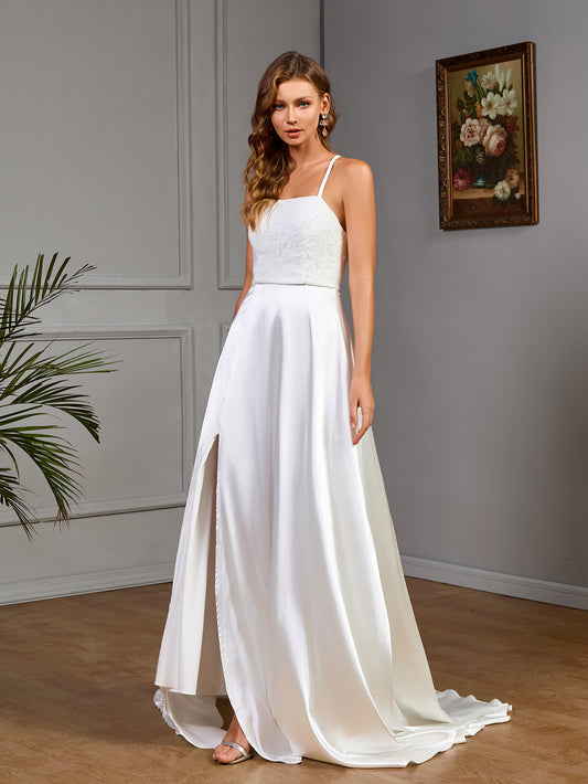 Women Clothing Sleeveless Camisole Gown Solid Color Dress Cocktail Dress - Iyanka