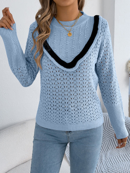 Women Clothing Autumn Winter Fungus Long Sleeve Pullover - Iyanka