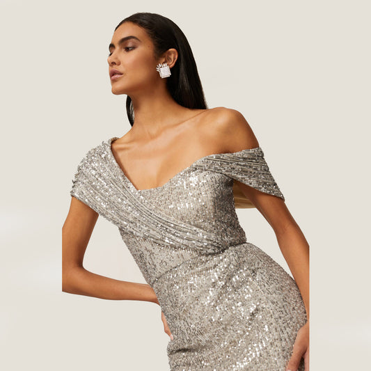 Women Clothing Party Sequined Sexy Dress - Iyanka