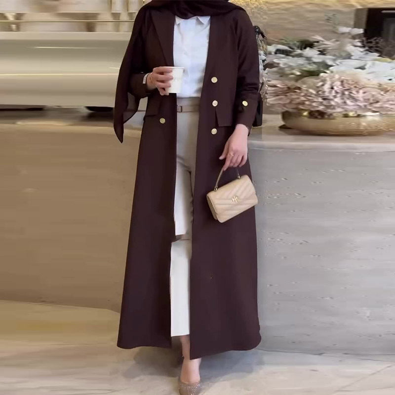 Designer Model Comfortable Mid Length Elegant Women Trench Coat Overcoat - Iyanka