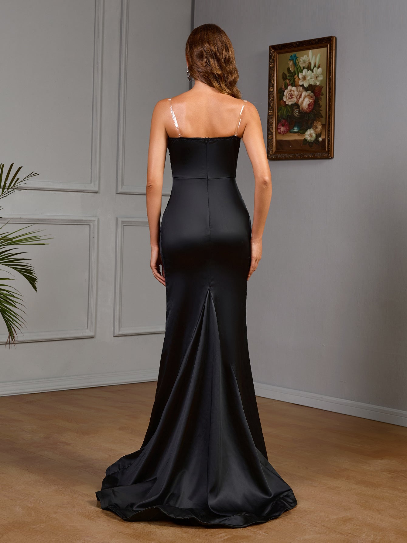 Spring Women Clothing Sleeveless Split Slim Fit Evening Dress Cocktail Sexy Dress - Iyanka