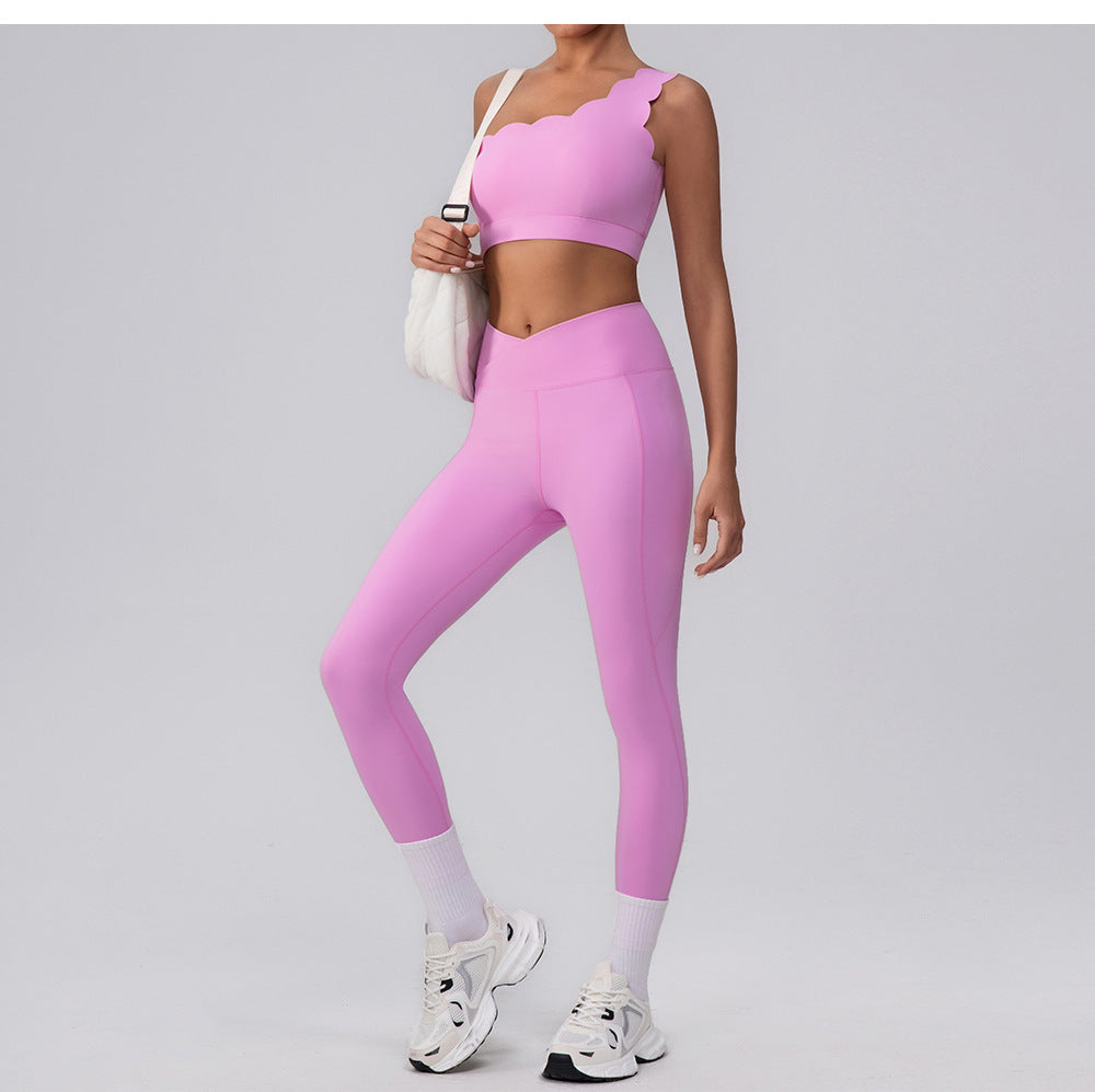Seamless Quick Drying Yoga Pants Women V Arc Peach Sports Pants High Waist Hip Lift Fitness Trousers - Iyanka