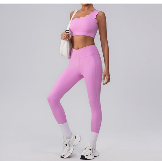 Seamless Quick Drying Yoga Pants Women V Arc Peach Sports Pants High Waist Hip Lift Fitness Trousers - Iyanka