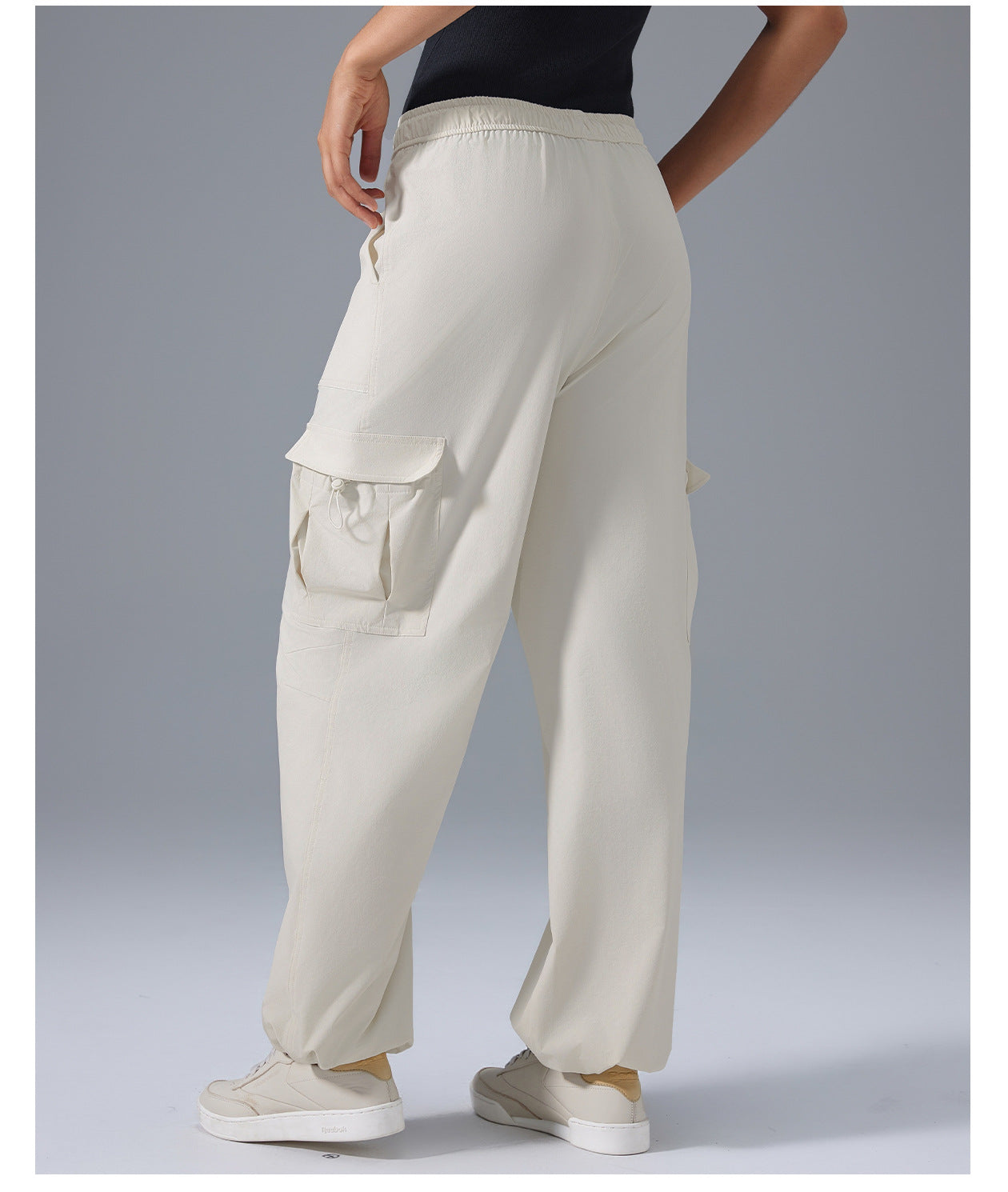 Cargo Pants Women Loose Tappered Wide Leg Exercise Workout Pants Outdoors Office All Matching Casual Trousers - Iyanka