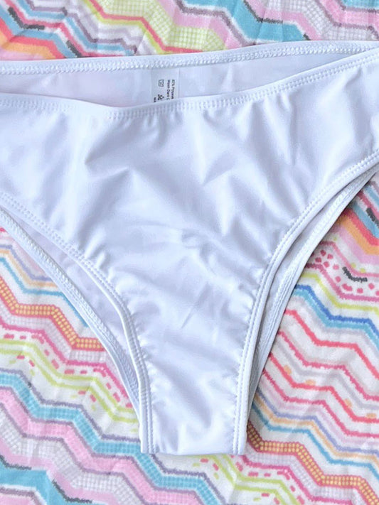 Sexy Bikini Skirt Three Piece Sets Striped Printed High Waist Split Swimsuit Women - Iyanka