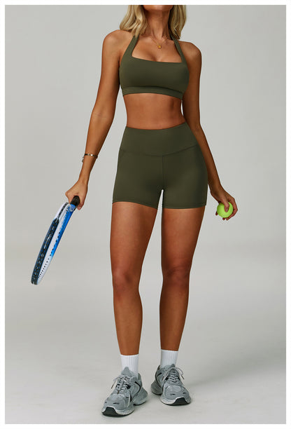Cloud Sense High Waist Yoga Shorts Quick Dry Hip Raise Belly Wrap Shorts Outdoor Running Sports Fitness Shorts - Iyanka