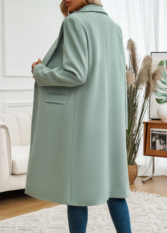 Autumn Winter Office Collared Cardigan Coat Women Clothing - Iyanka