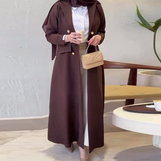 Designer Model Comfortable Mid Length Elegant Women Trench Coat Overcoat - Iyanka
