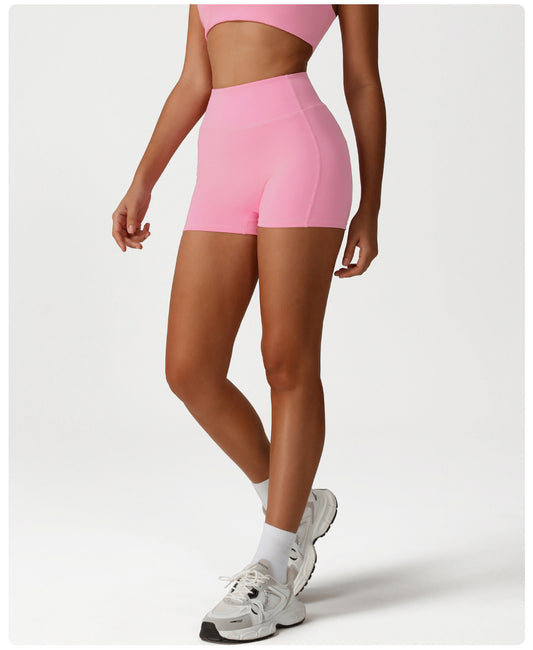 Peach Hip Lifting Sport Shorts Women Summer High Waist Outdoor Cycling Pants Quick Drying Belly Contracting Running Fitness Shorts - Iyanka