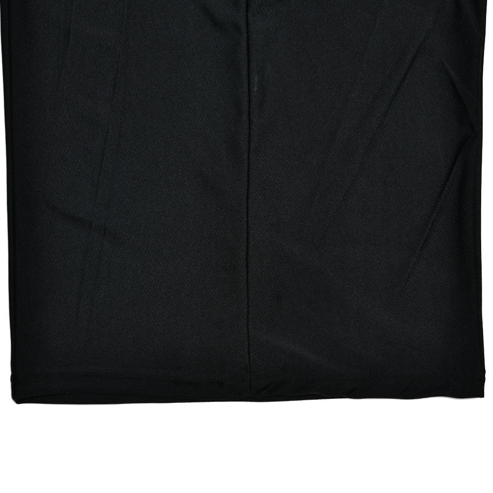 Half High Collar Long Sleeves Stitching Dress Women Sexy Backless Pleated Dress Winter - Iyanka